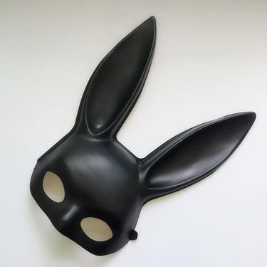 Plastic Bunny Mask Rabbit Masquerade Mask Bunny Ear Half Mask Party Ball Mask Cosplay Accessory for Easter Halloween